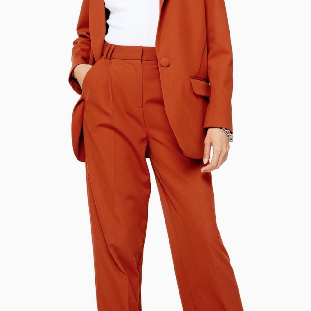 NWT TOPSHOP Slouchy High Rise Trouser “Dad” Pants 4